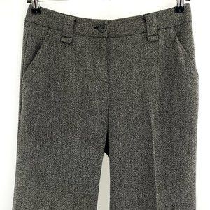 CAbi Wide Leg Trouser Herringbone 29" Inseam Sz 8